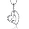Srebrne w kształcie serca Kobiety Krótkie Naszyjnik diamentowy naszyjnik - Strona 1