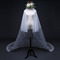 Bruiloft achteruitgaande verlenging prachtige sluier kanten sluier bruids kanten sluier kathedraal sluier - Strona 5