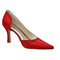 Szpiczaste czerwone szpilki ślubne na wysokim obcasie satynowe buty na bankiet - Strona 3