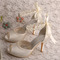 Buty ślubne na szpilce buty ślubne z odkrytymi palcami sandały ślubne duże rozmiary buty dla druhny - Strona 2