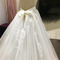 Odpinana spódnica ślubna na sukienki Bridal Overskirt Koronkowe aplikacje Odpinany pociąg Spódnica rozmiar niestandardowy - Strona 5