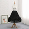 Czarna halka z szyfonu, suknia ślubna długa krynolina, sukienka na studniówkę z szyfonu podkoszulek, spódnica z bufiastymi rękawami, spódnica Lolita midi - Strona 4
