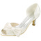 Buty ślubne plus size pojedyncze buty kokardki satynowe sandały na przyjęcie - Strona 4