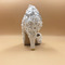 Satynowe koronkowe buty ślubne z kryształkami na szpilce buty ślubne ręcznie robione - Strona 5