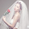 Ślubna zasłona Tiered krótka przezroczysta tajemnicza Wiosna Glamour - Strona 3