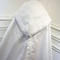 Szal weselny muzułmański weselny koronkowy płaszcz satynowy - Strona 3