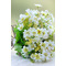Zielone i białe kwiaty herbata kwiaty bukiet brides poślubił symulacji - Strona 2