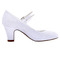 Białe koronkowe buty ślubne na grubym obcasie z okrągłym noskiem szpilki buty ślubne druhna - Strona 2