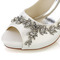 Zapatos de boda para mujer Brillo de boda Cristal con lentejuelas Joyas Tacones de boda Zapatos de novia Diamante de imitación Cristal Tacón alto Tacón de aguja Peep Toe - Strona 4