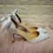 Białe buty ślubne satynowe buty ślubne szpilki modele jesienne i zimowe - Strona 4