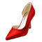 Szpiczaste czerwone szpilki ślubne na wysokim obcasie satynowe buty na bankiet - Strona 2