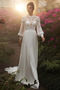 Sprzedaż Naturalne talii Ogród Koszulka rękaw Sukienka ślubne - Strona 1