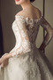 Średni Kościelna Długi rękaw Naturalne talii Sukienka ślubne - Strona 3