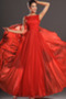Długi Średni Keyhole z powrotem Jesień Czerwony Sukienka wieczorowe - Strona 2