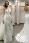 Długi rękaw Formalny Linia A Nasuwki złudzenia Sukienka ślubne - Strona 1