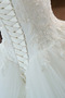 Ograniczona rękawy Tiul Formalny Sznurowane Spódnica ślubne - Strona 4