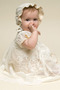 Balon rękawy Tani Księżniczka Krótki rękaw Sukienka do chrztu - Strona 3