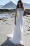 Plaża Romantyczny Koronka Sznurowane Naturalny talia Sukienka ślubne - Strona 1