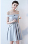 Sznurowane Linia A Glamour Średni Satyna Sukienka dla Druhen - Strona 11
