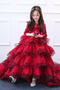 Tiul Długi Jesień Nasuwki złudzenia Aplikacje Dzieci sukienka - Strona 1