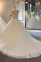 Bez pleców Kościelna Wielowarstwowe Naturalne talii Sukienka ślubne - Strona 3
