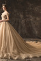 Krótki rękaw Dew ramię Formalny Sznurowane Naturalny talia Sukienka ślubne - Strona 4