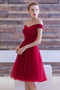 Tiul Ślub Dew ramię Ograniczona rękawy Nanoszone Sukienka dla Druhen - Strona 1
