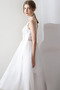 Bez pleców Naturalny talia Glamour Ramiączkach Sukienka ślubne - Strona 4