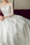 Średni Kościelna Długi rękaw Naturalne talii Sukienka ślubne - Strona 2