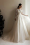 Sprzedaż Wiosna Naturalne talii Elegancki Średni Sukienka ślubne - Strona 1
