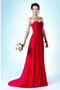Szyfon Serduszko Długi Przyjęcie Latem Elegancki Sukienka dla Druhen - Strona 1