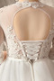 Aplikacje Sznurowane Rękawy trzy czwarte Nasuwki złudzenia Sukienka ślubne - Strona 4