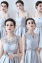 Sznurowane Linia A Glamour Średni Satyna Sukienka dla Druhen - Strona 1