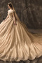 Krótki rękaw Dew ramię Formalny Sznurowane Naturalny talia Sukienka ślubne - Strona 2