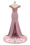 Ograniczona rękawy Naturalne talii Na suwak Sukienka dla Druhen - Strona 10