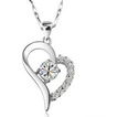 Heart-shaped Hot sprzedaży Plating Women Bright Shine Pendant