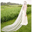 Ślub ciągnący się prosty welon biały cielisty welon akcesoria do sukni ślubnej