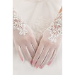 Rękawiczki ślubne Białe Krótkie Lato Pełne Pełne palce Odpowiednie