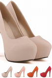 14 cm Wodoodporne buty ślubne na wysokim obcasie w stylu mody