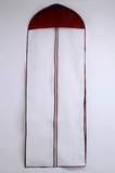 155 cm długa jednostronna przezroczysta krawędź pokryta kurzem suknia ślubna worek na kurz