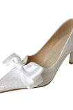 Szpiczaste pojedyncze buty białe koronkowe buty dla druhny ślubne buty ślubne