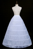 Sześć stalowych pierścieni elastycznych w pasie zwiększa halkę czarno-białą suknię ślubną w kolorze halki;