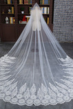 Wedding Veil koronki formalnego kościoła podszyte zimną koronką