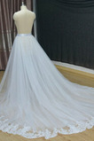 Odpinana suknia ślubna tiulowa spódnica Odpinane dodatki panny młodej spódnica rozmiar niestandardowy
