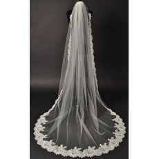 Wspaniała Sukienka Suknia Ślubna Z Koronką Grzebieniową Chapelle Long