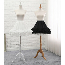 Czarno-biała halka z tiulu Lolita, halka Cosplay, puszysta tiulowa spódnica, puszysta halka, spódnica baletowa tutu. 45 CM