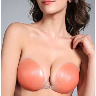 Kolor skóry Breast Antyprzepuszczalnie zebrany Stealth niewidoczny biustonosz - Strona 3
