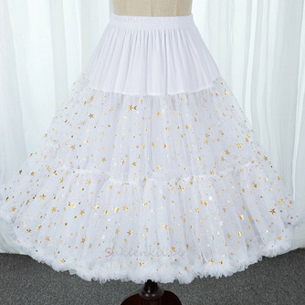 Biała koronkowa tiulowa suknia balowa długa halka, lolita cosplay halki krynoliny, baletowa spódniczka tutu, dziewczęce halki, halka lolita 60CM - Strona 6