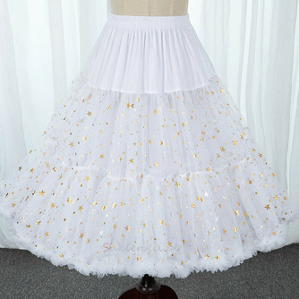 Biała koronkowa tiulowa suknia balowa długa halka, lolita cosplay halki krynoliny, baletowa spódniczka tutu, dziewczęce halki, halka lolita 60CM - Strona 6