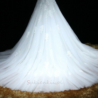 spódnica dla nowożeńców odpinane koronkowe suknie ślubne z odpinaną spódnicą tiulowe odpinane suknie ślubne tren odpinana spódnica - Strona 1
